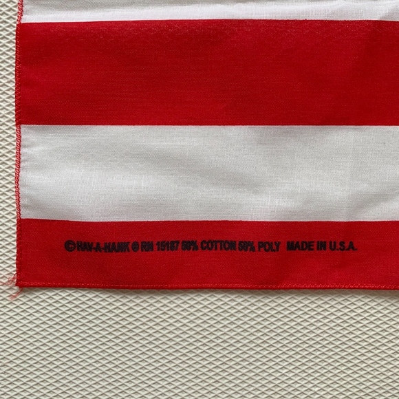 HAV-A-HANK Bandanna US American Flag Made in USA - Picture 4 of 5